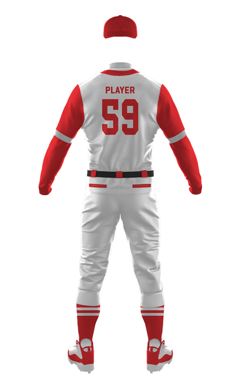 Baseball-Uniform-White-Red-Back