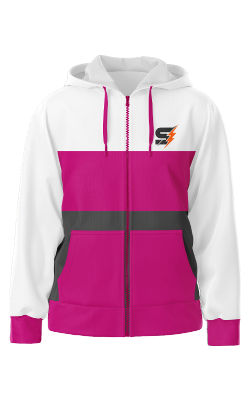 Hoodies-White-Pink-Front