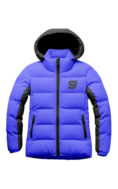 Puffer-Jacke-With-Capt-Blue-Front