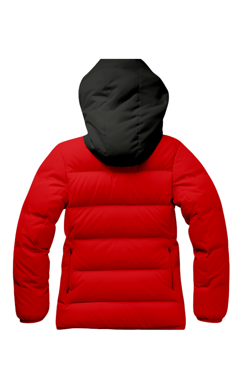 Puffer-Jacke-With-Capt-Red-Back