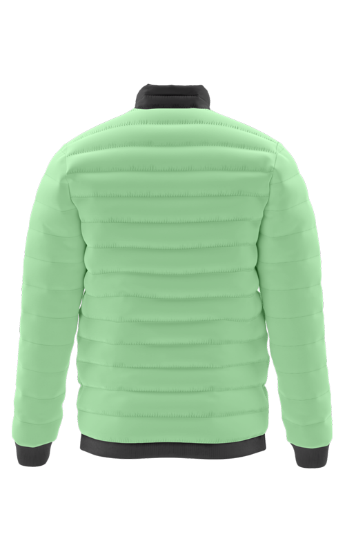 Puffer-Jacket-Light-Green-Back