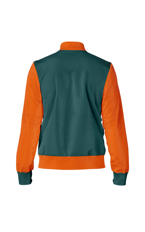 Varsity-Jacket-Green-Orange-Back