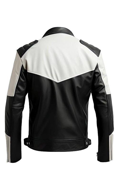 Leather-Jackets-White-black-back