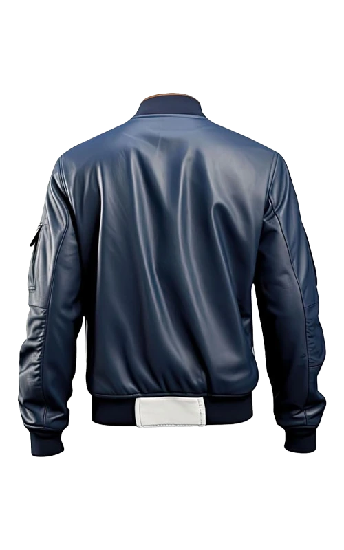 Leather-Jackets--blue-back