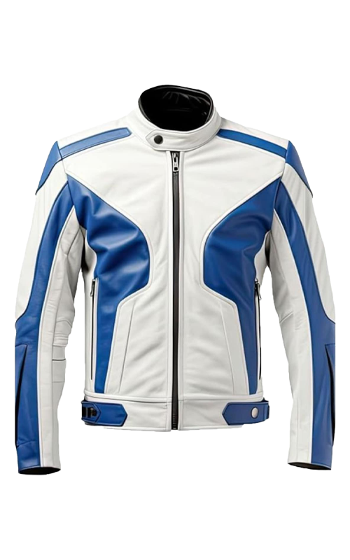 Leather-Jackets-white-blue-front