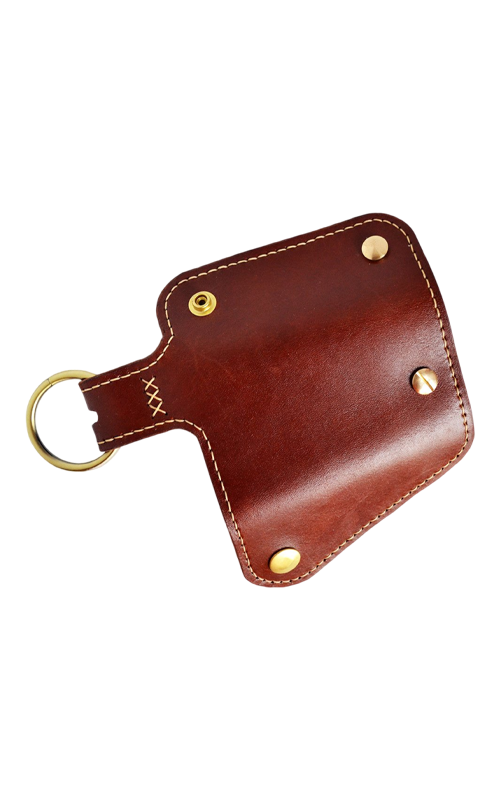 Leather-keychain-dark-brown