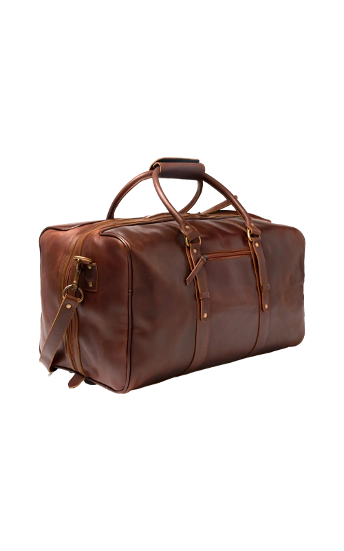 Leather-Duffle-Bags-Brown-side