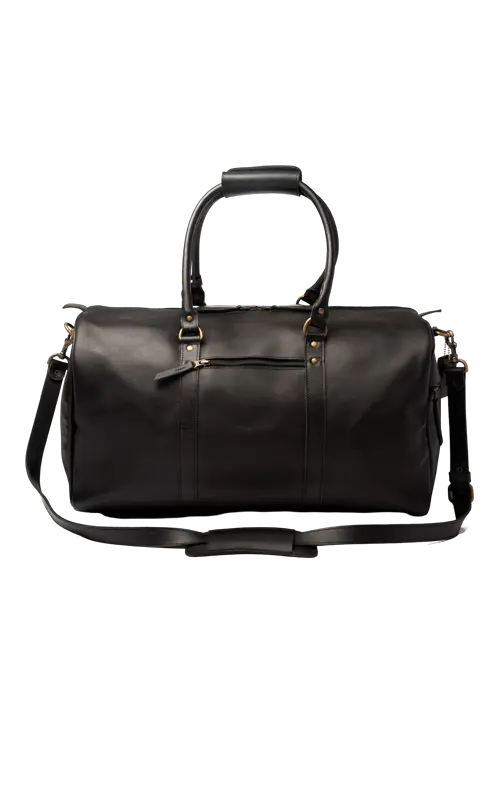 Leather-Duffle-Bags-black-front