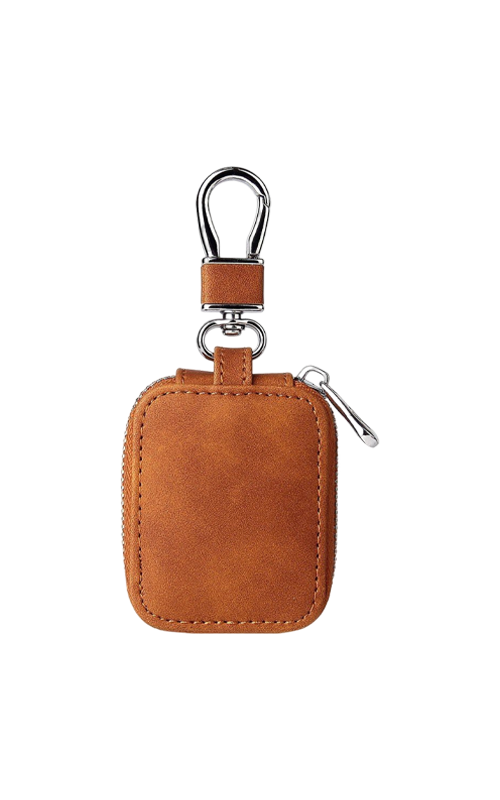 Premimum-Leather-keychain-brown