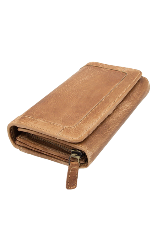 Wallet-brown-leather-view