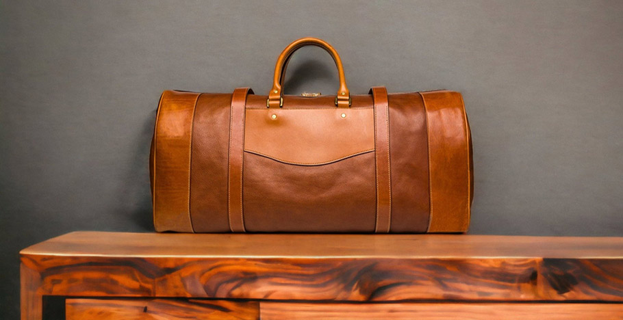 Men's-Leather-Duffle-Bag