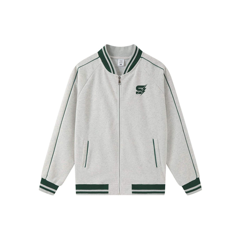 Custom college varsity jacket with school colors by Strage Clothing