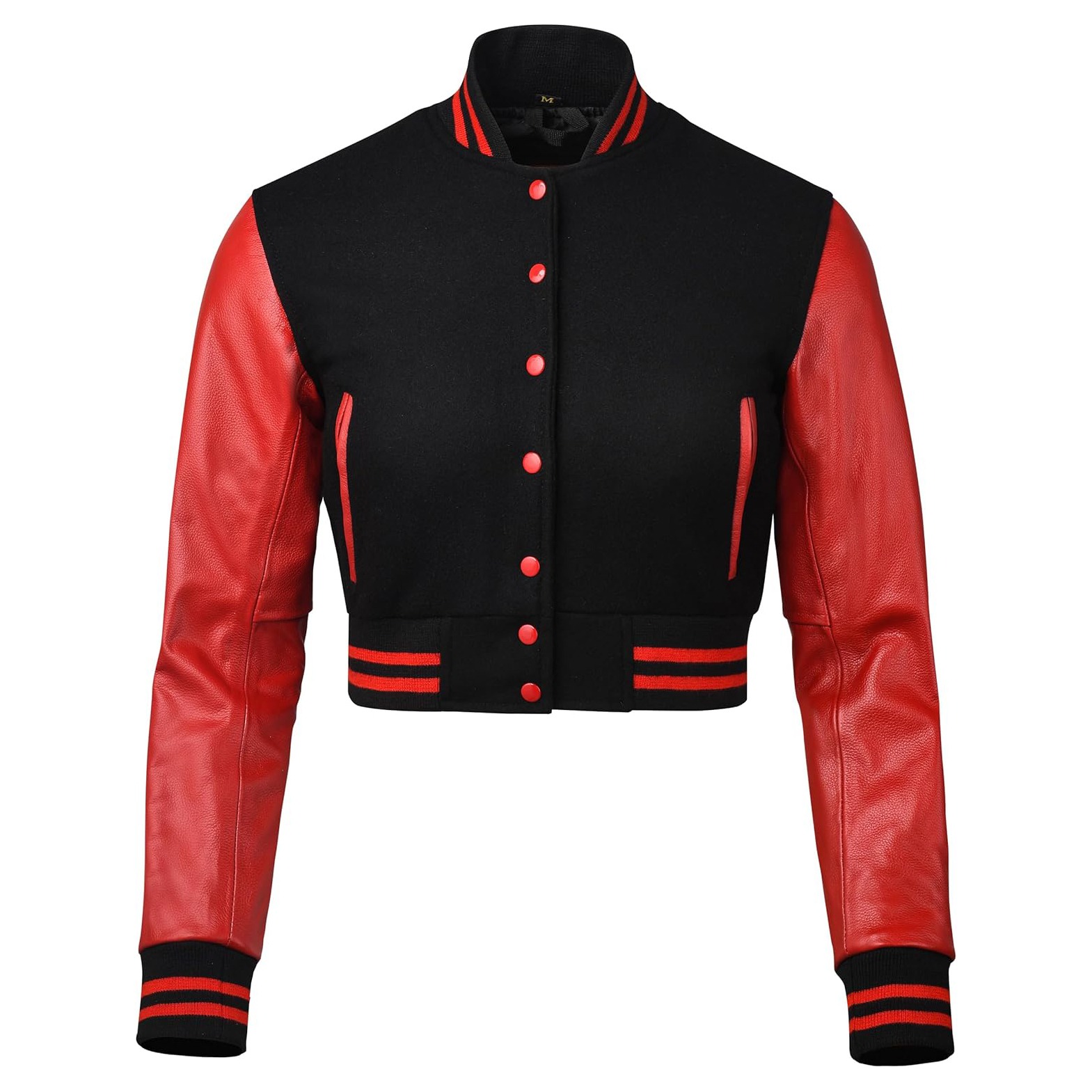 Custom Cropped Varsity Jacket 5