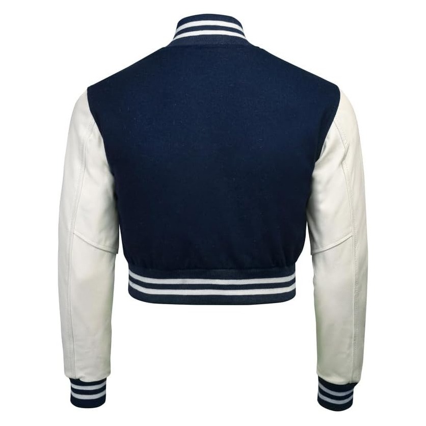 Custom Cropped Varsity Jacket 8