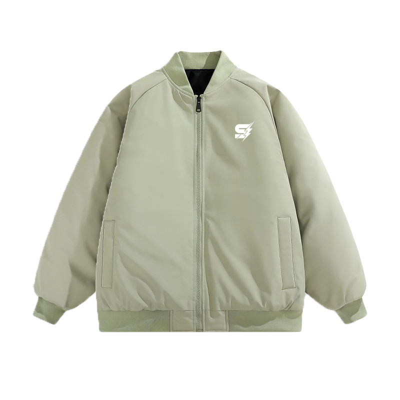 Custom lightweight varsity jacket for men with breathable design by Strage Clothing