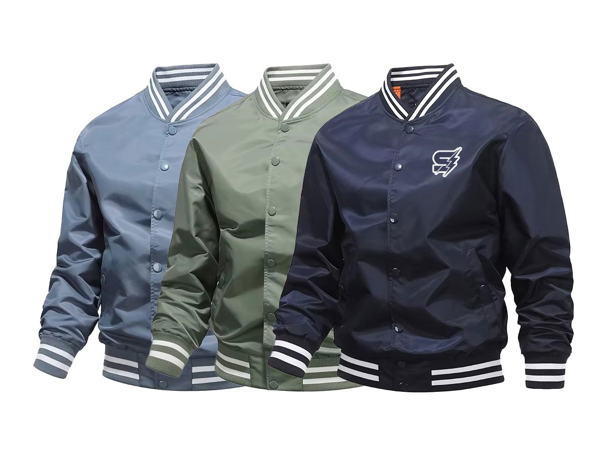 Order Custom Nylon Varsity Jackets in Bulk | Strage Clothing
