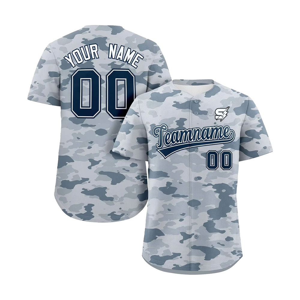 Custom Design Baseball Uniforms camo baseball jersey and pants set for professional teams and training sessions
