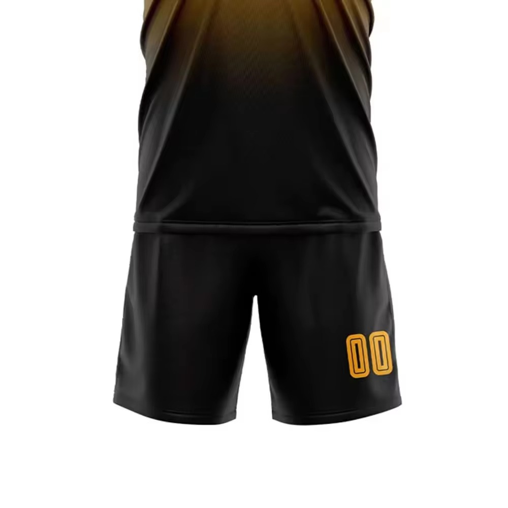 Custom athletic soccer uniforms with modern team jersey design