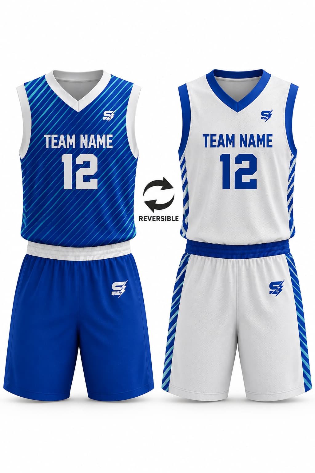 Custom Reversible Basketball Uniforms1